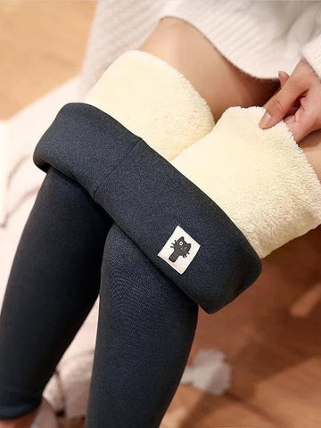 Calça Legging Forrada com lã e Algodão